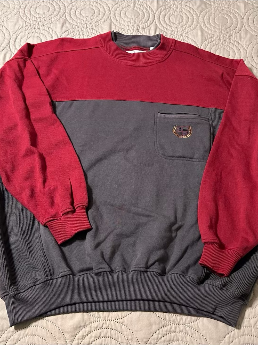 Vintage 1990s colorblock sweatshirt